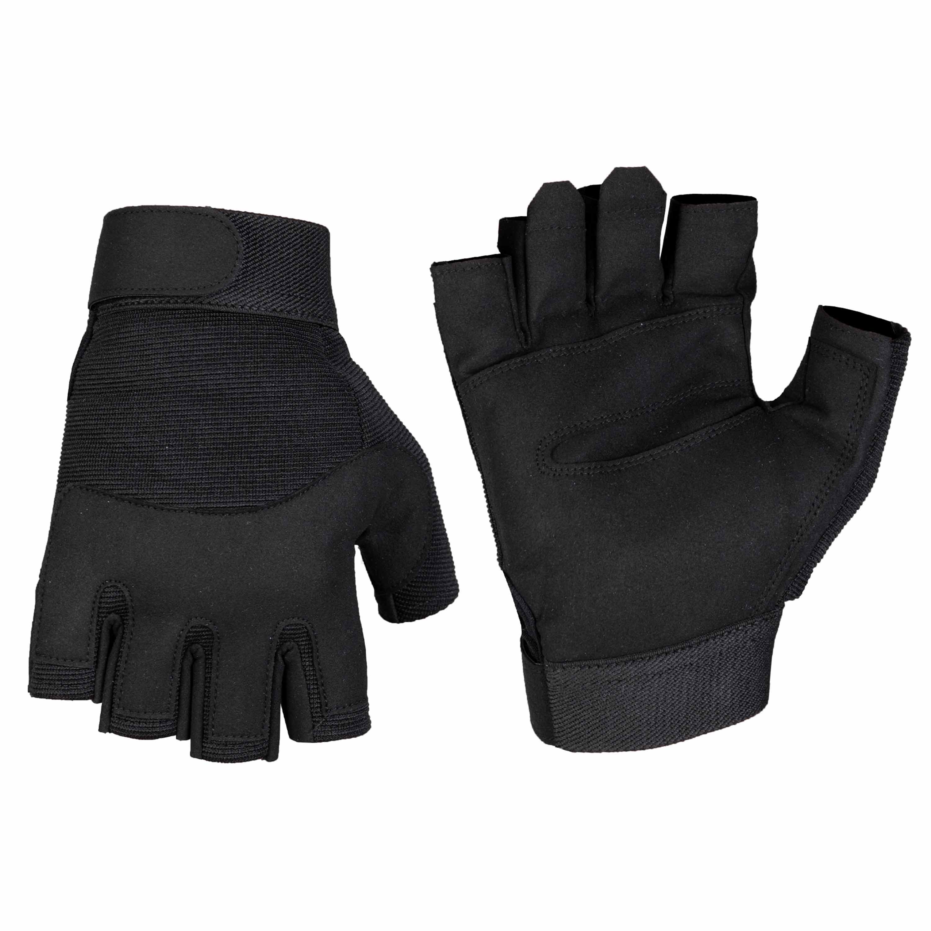 Mil-Tec Gloves Half Finger Army black | Mil-Tec Gloves Half Finger Army ...