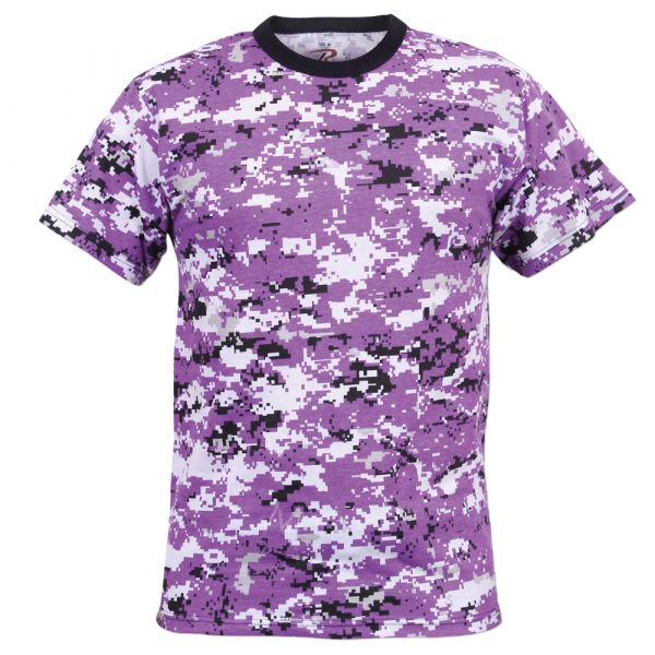 T-Shirt Rothco Digital Camo ultra violett