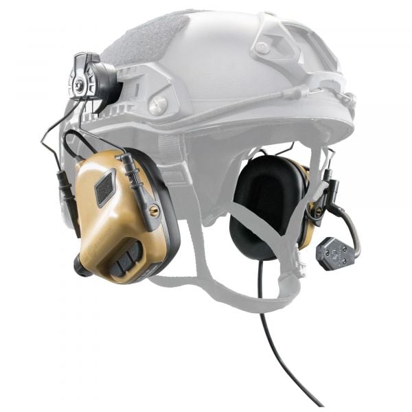 Earmor Active Ear Protection M32 for FAST Helmet coyote brown