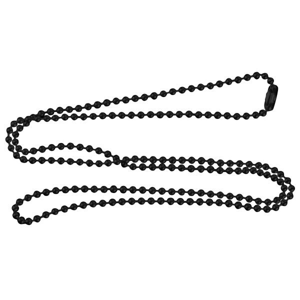 Necklace for Dog Tags 60cm Stainless Steel black