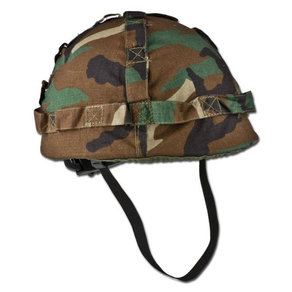Plastic Helmet with Cover woodland