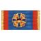 Service Ribbon Fire Department Service Cross gold
