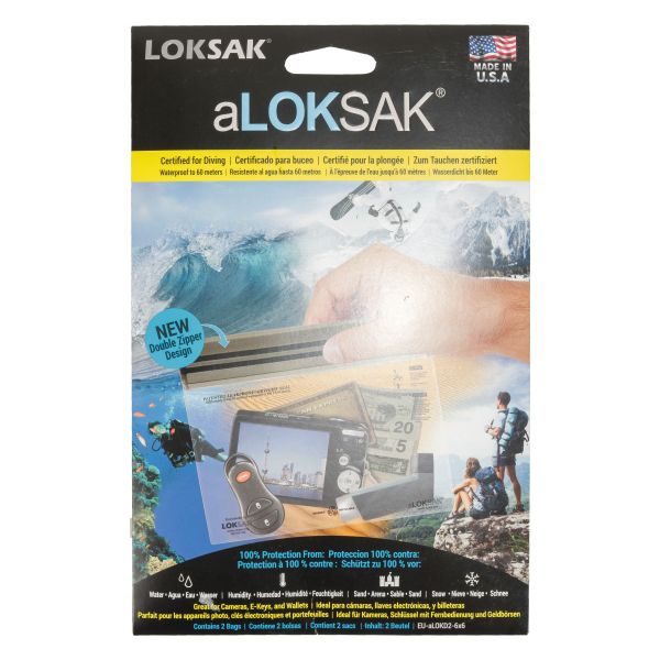 aLoksak 2-Pack 16.5 x 11.4 cm