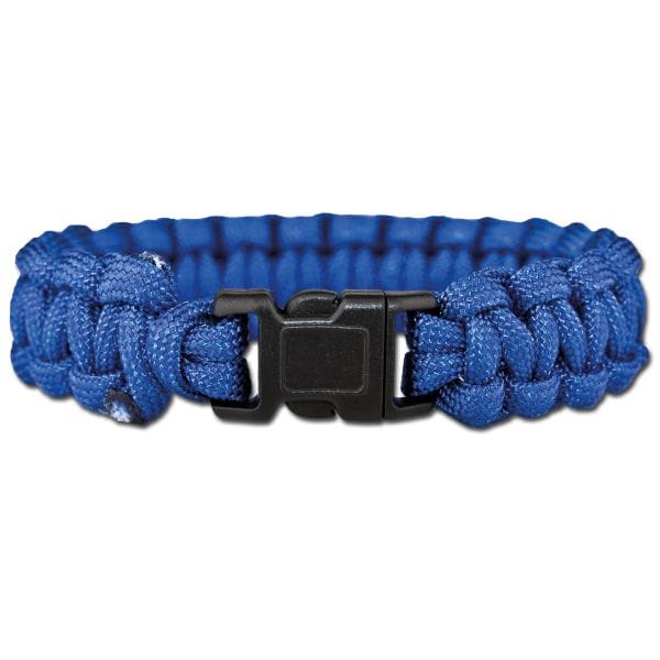Survival Paracord Bracelet blue