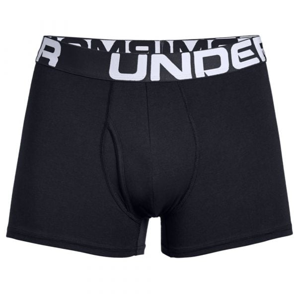 Under Armour Boxershort Charged Cotton 3 Inch 3-Pack black
