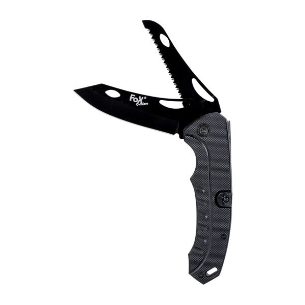 Fox Outdoor Folding Knife 2 in 1 black