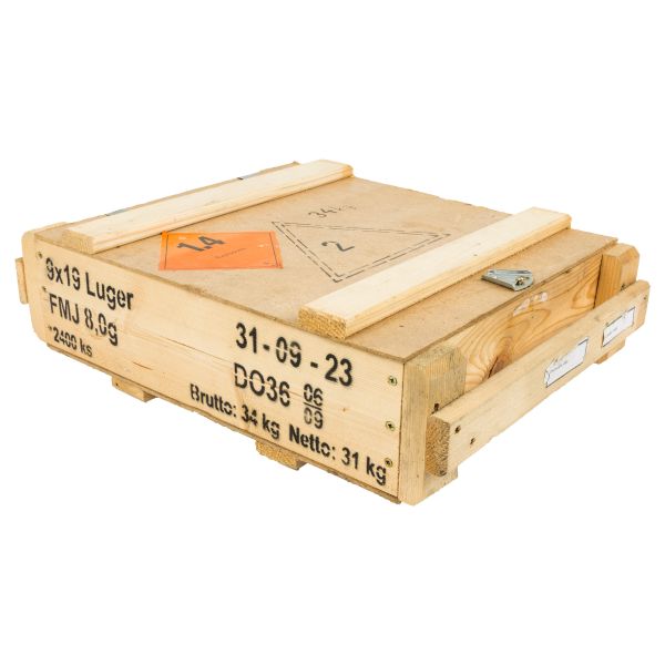 Used Wood Storage Box