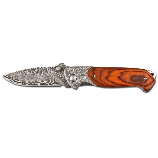 Purchase the Fox Outdoor Folding Knife Damask by ASMC