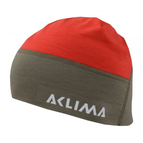 Aclima Beanie LightWool Hunting Safety red ranger green