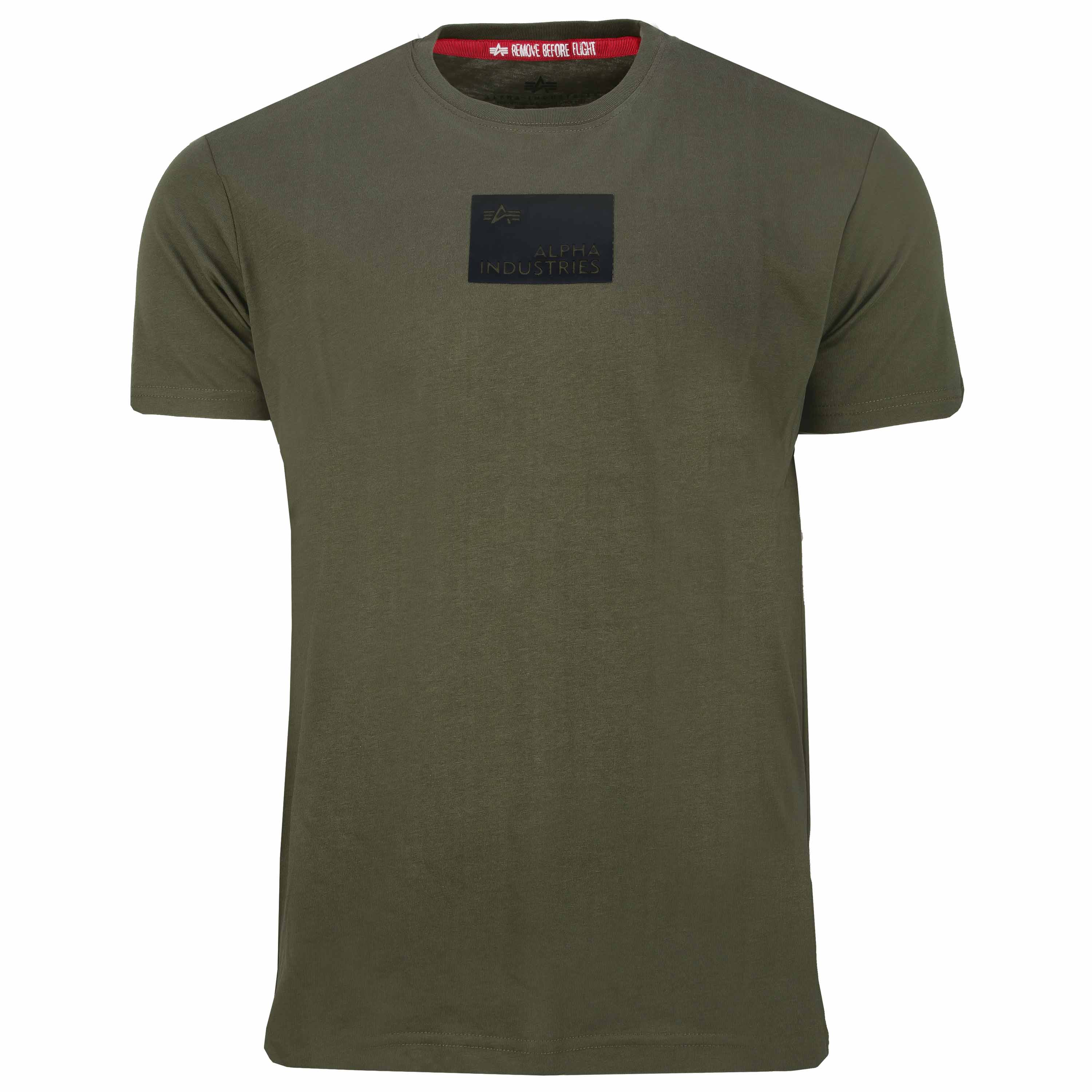 Purchase the Alpha Industries T-Shirt Rubber Patch T dark olive