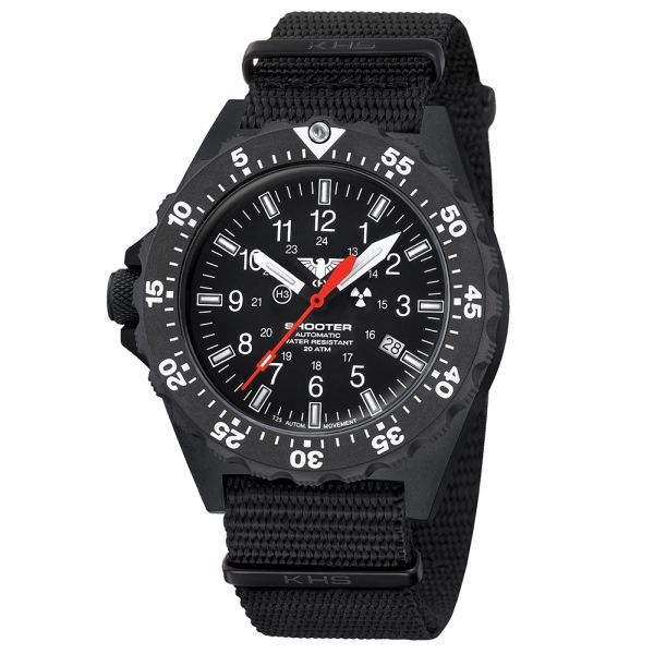 KHS Watch Shooter MKII Automatic Field Nato Band black