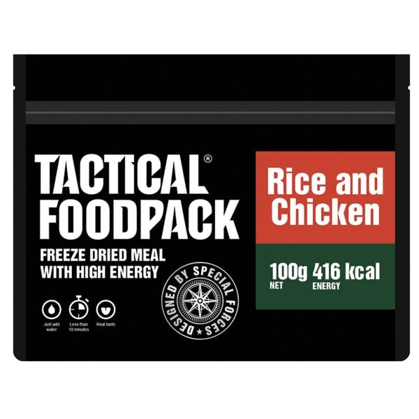 Tactical Foodpack Freeze Dried Meal Rice and Chicken