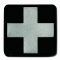 3D-Patch Red Cross Medic black.silver