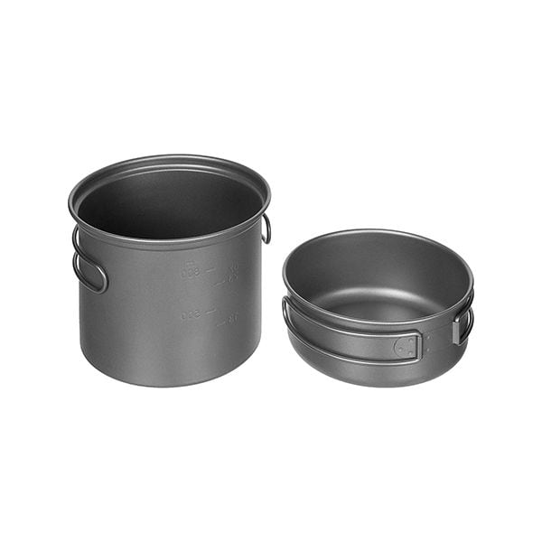 Fox Outdoor Cookware Pot Pan Titanium