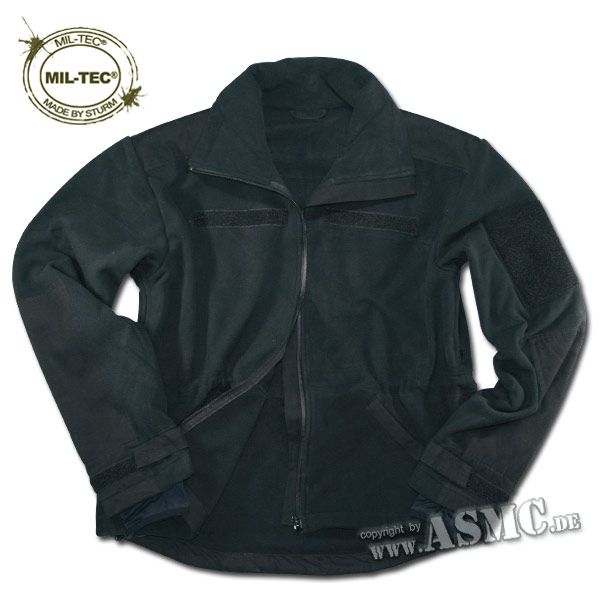 Mil-Tec Fleece Jacket Windproof black