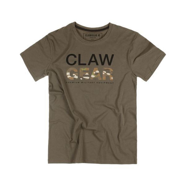 Clawgear Shirt Mc Tee stone gray olive