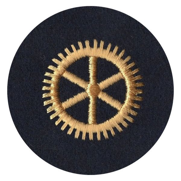 NVA Career Badge Officers Technical LB blue