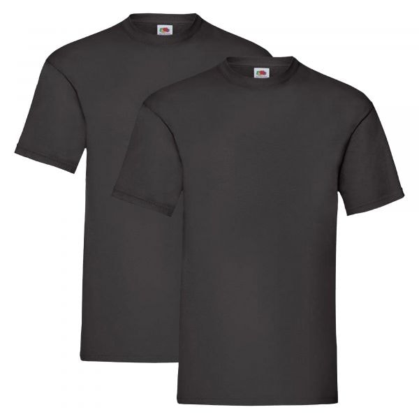 Fruit of the Loom T-Shirt Valueweight T 2-Pack black