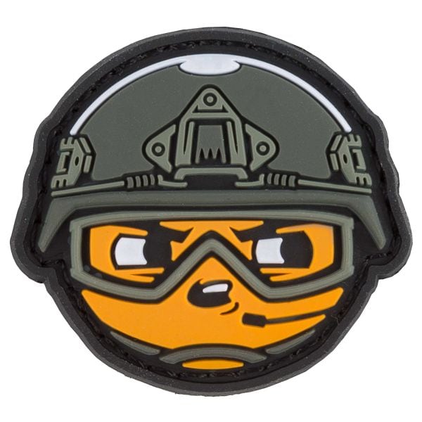 TacOpsGear 3D Patch PVC Tacticons Nr.17 Command Smiley Emoji