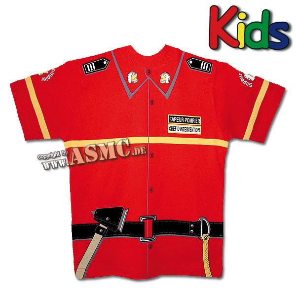 Kids T-Shirt Firefighter
