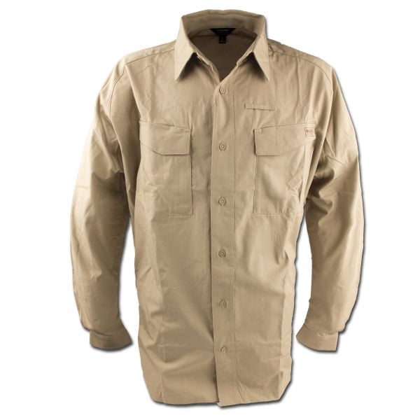 Blackhawk Performance Cotton Tactical Shirt Long Sleeve khaki