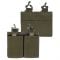Mil-Tec Double Mag Pouch with Velcro Backing olive