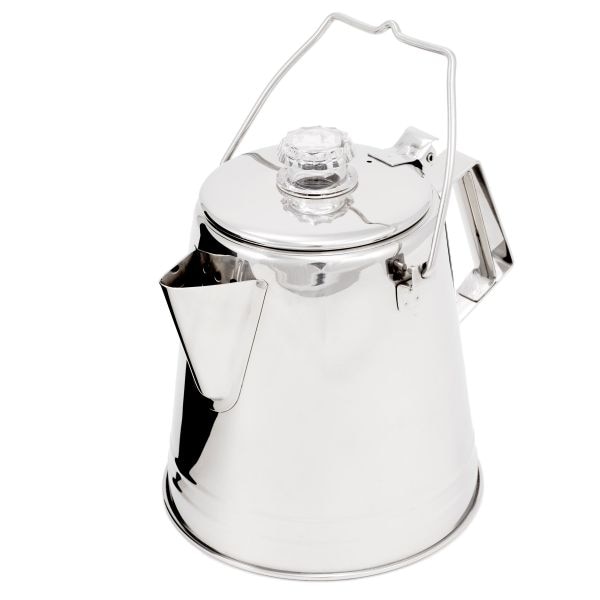 GSI Outdoors Coffee Can Glacier Stainless Percolator 1.2 L