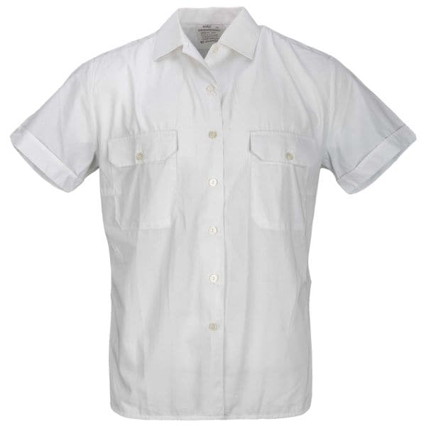 BW Uniform Shirt Short Sleeve Used white