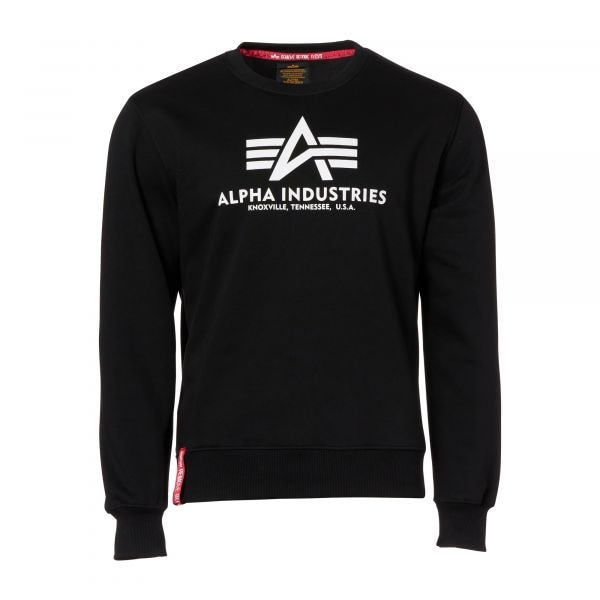 Purchase the Alpha Industries Pullover Basic Sweater black by AS