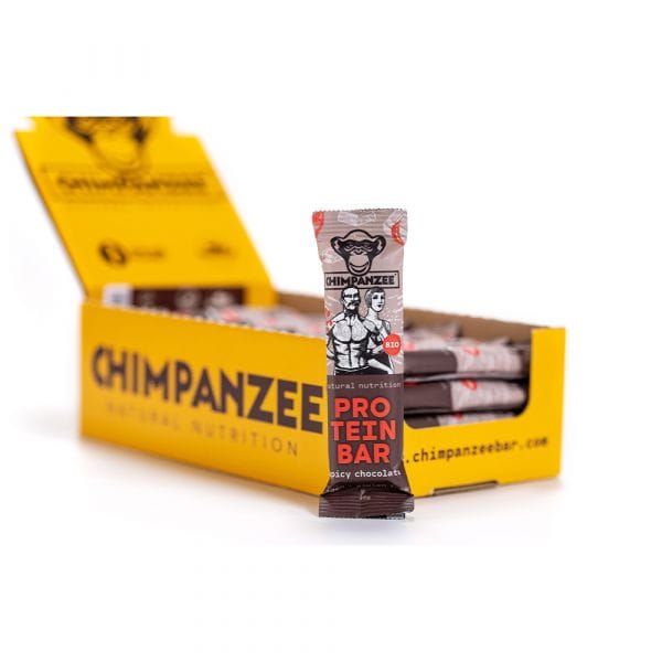 Chimpanzee Organic Protein Bar Spicy Chocolate 25-Pack