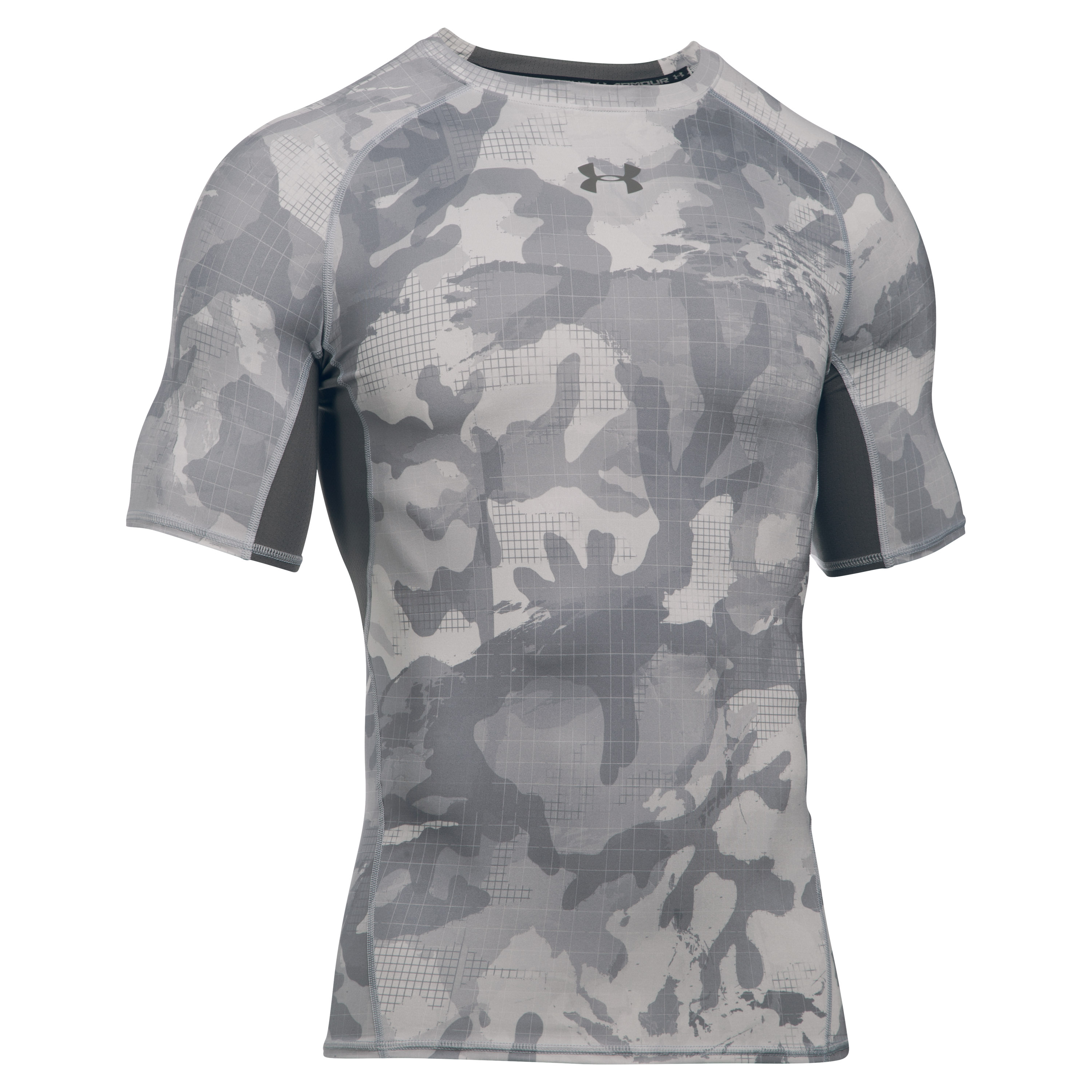 Under Armour Compression Shirt HeatGear gray camo