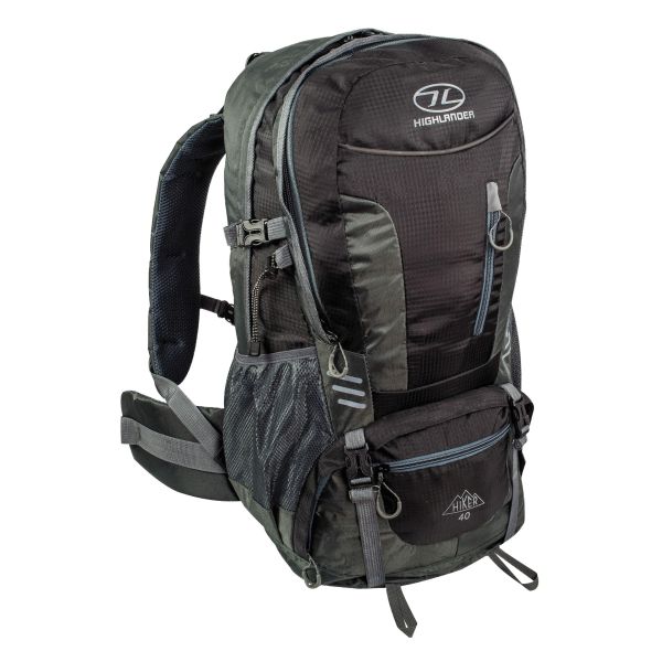 Highlander Backpack Hiker 40 L black