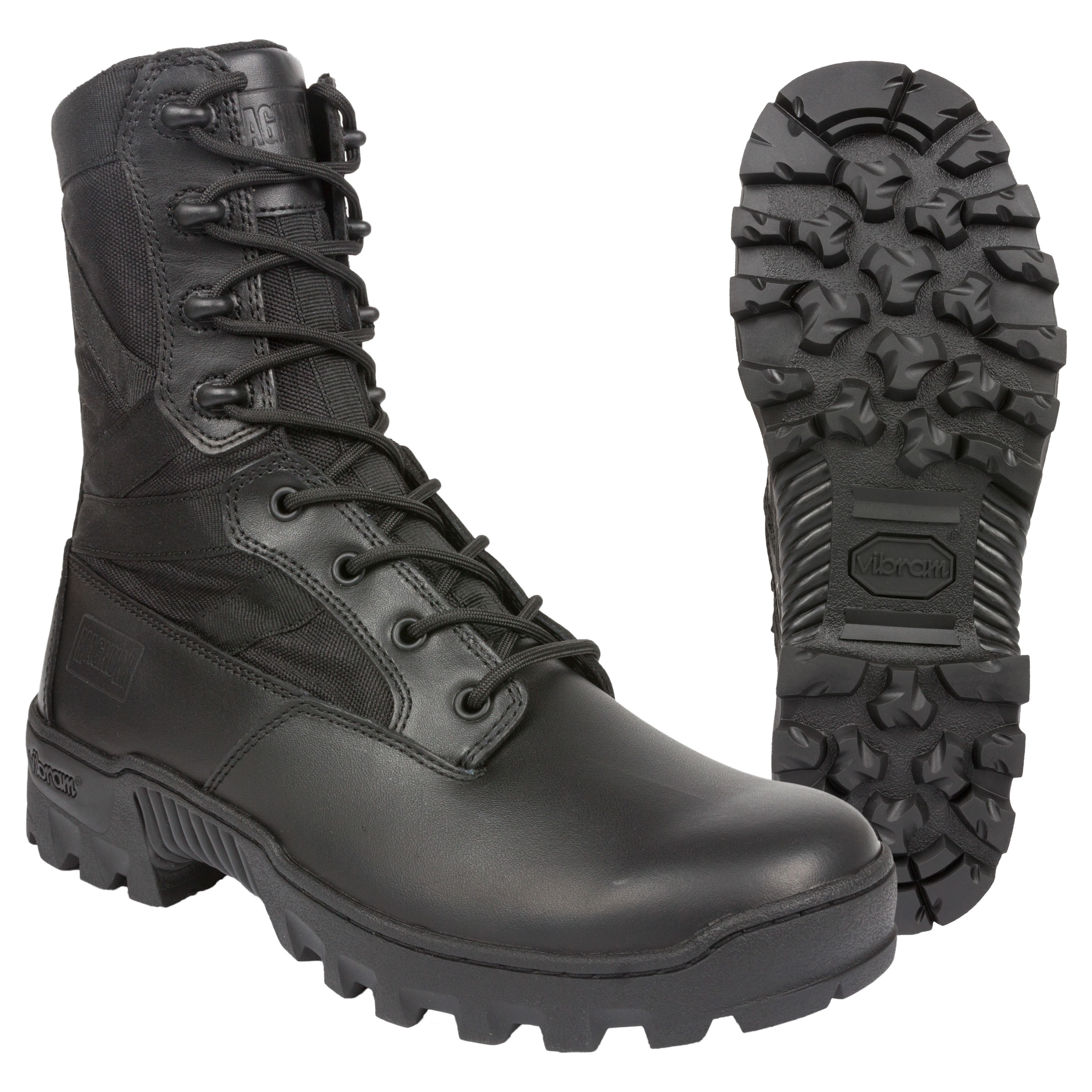 Nylon Tactical Combat Boots UK 6-13 Army Magnum Spartan XTB Black Leather