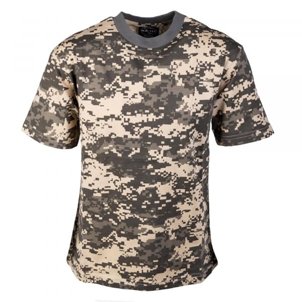 AT-Digital Camo T-Shirt Military Army Cotton Crew Neck Top All Sizes New