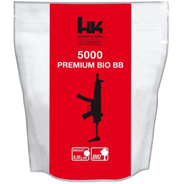Heckler & Koch Premium Bio BB 0.2 g 5000 Shot white