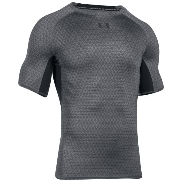 Under Armour Shirt HeatGear Printed gray/black