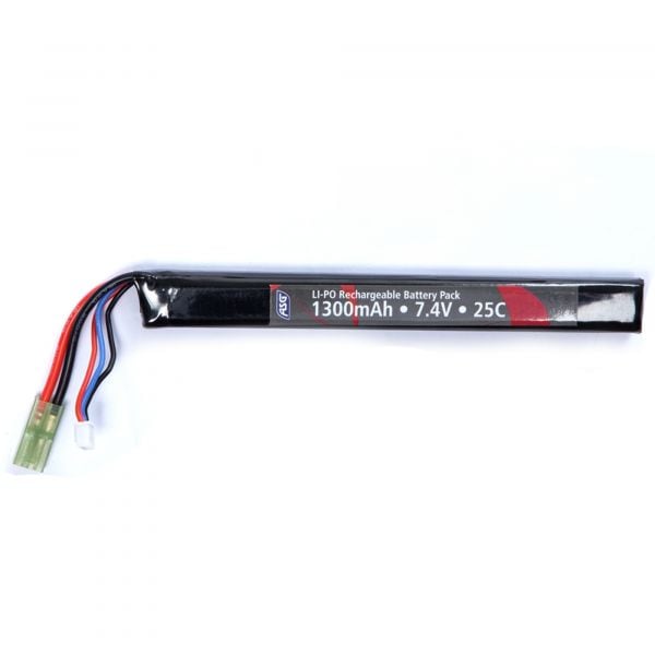 ASG Airsoft Battery Stick Type 7.4V 1300 mAh LI-PO