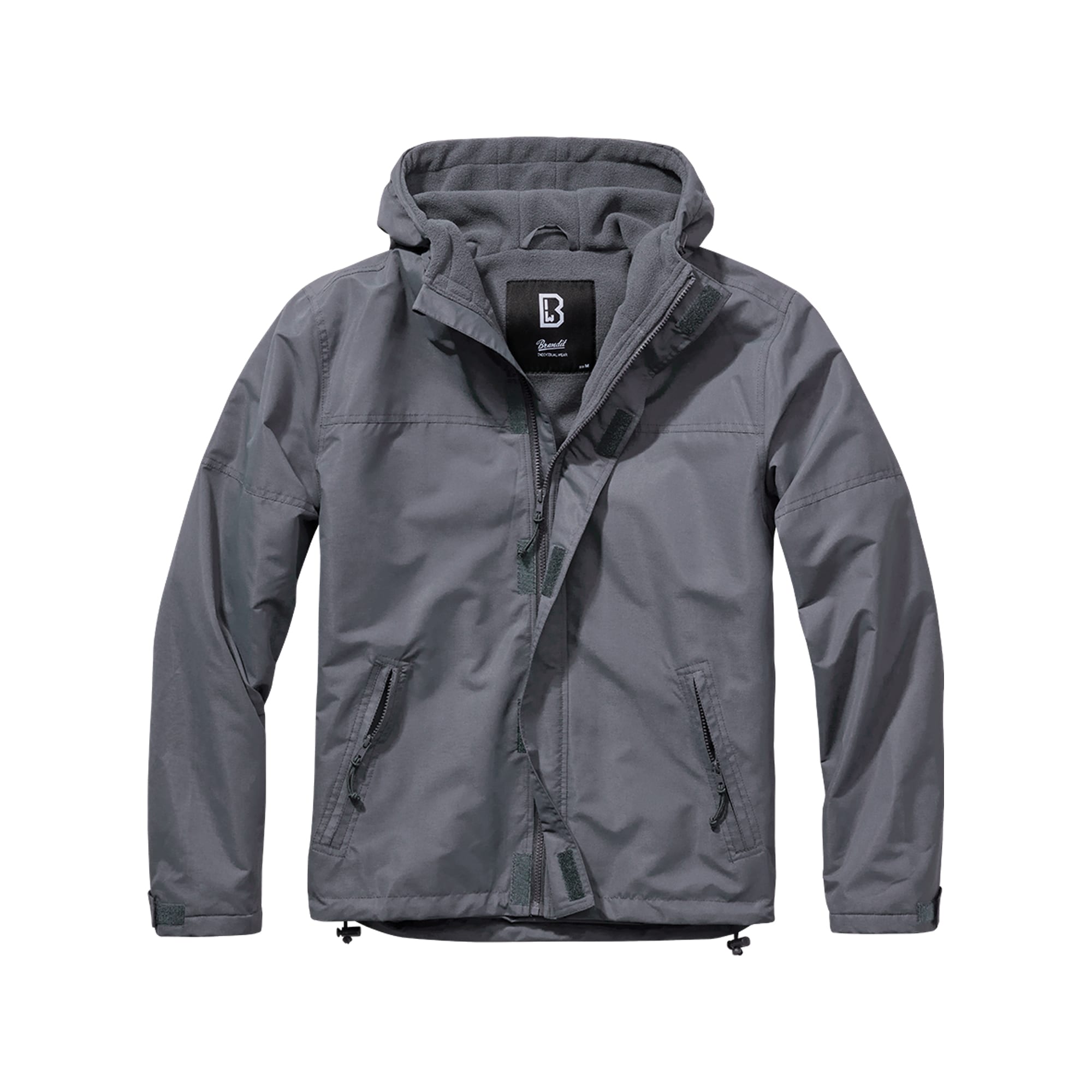 Purchase the Brandit Windbreaker Front Zipper anthracite by ASMC