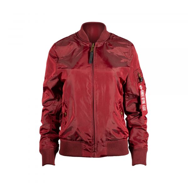 Purchase the Alpha Industries Women\'s Jacket MA1 TT Rep. burgund