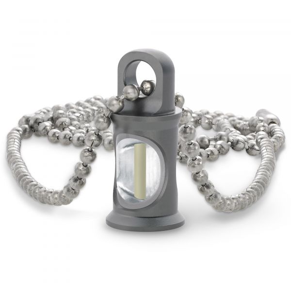 KHS Pendent Trigatag with Ball Chain gray