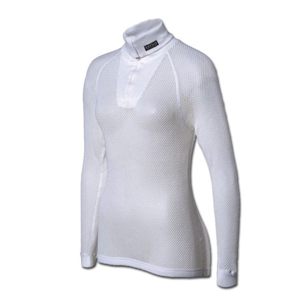 Brynje Shirt Super Thermo Zip Polo white