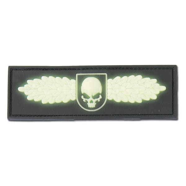3D-Patch SOF Skull Badge luminescent