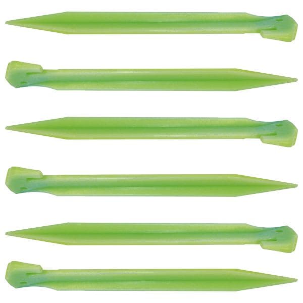 High Peak Tent Stakes ABS 6-Pack green GID