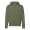 Fruit of the Loom Classic Hooded Sweat Jacket olive