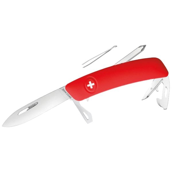 SWIZA Swiss Pocket Knife D04 11 Function red
