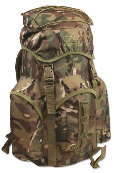 HIGHLANDER NEW FORCES MILITARY RUCKSACK PRO-FORCE COMBAT BACKPACK 25L HMTC CAMO 