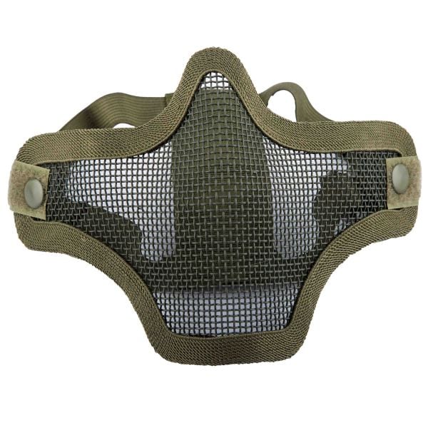 ASG Metal Mesh Mask w/ Cheek Pads  Comfort & Protection Black & Tan 19079/78 
