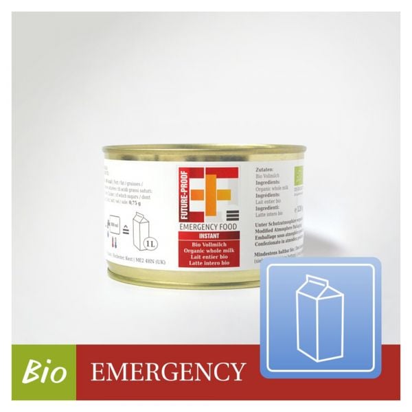 EF Emergency Food Basic Bio Whole Milk Powder 120g