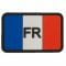 TAP 3D Patch France Flag with Country Code