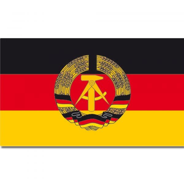 Aufnäher DDR-Fahne 6,5 cm x 9,5 cm